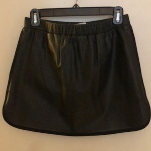 thakoon addition perforated leather skirt